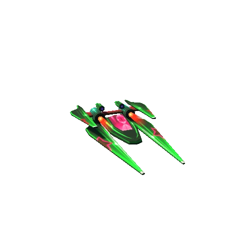 SpaceshipA_Green