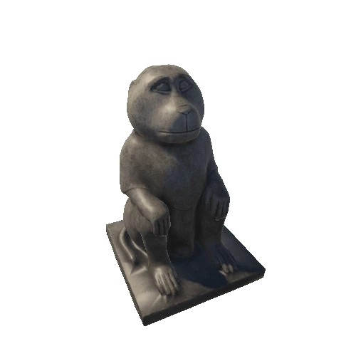 Baboon_Statue