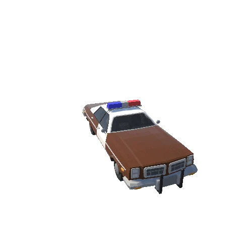 PoliceCar01_Brown