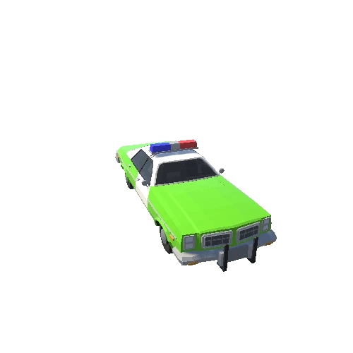 PoliceCar01_LimeGreen