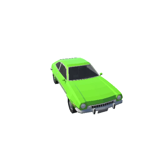 CityCar01_LODs_LimeGreen