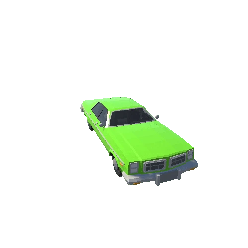 CityCar03_LODs_LimeGreen