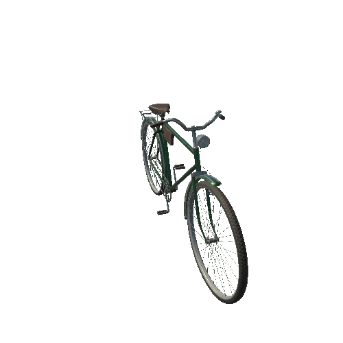 Vintage_Bicycle_w_attachments_Green