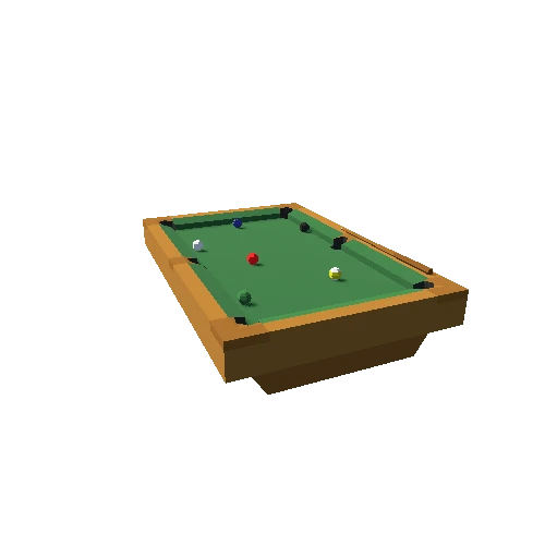 PoolTable_LowPoly