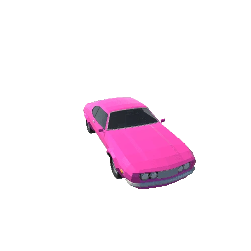 MuscleCar03_LODs_Pink