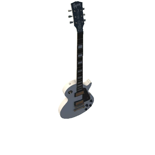 Guitar_LesPaul_StringLess_White