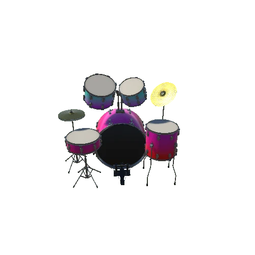 Prefab_Drum_set_2_red_purple_turqise