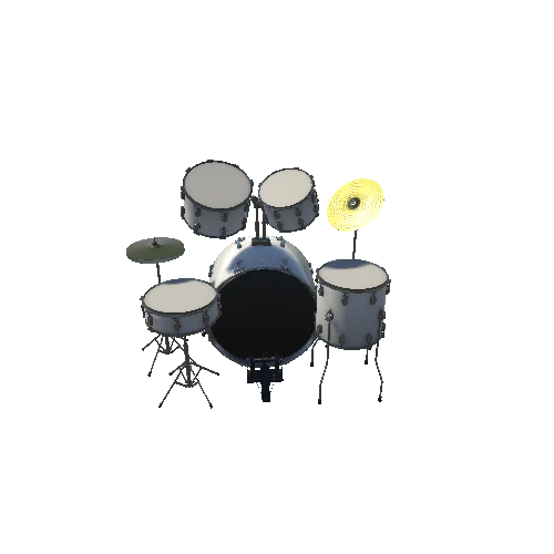 Prefab_Drum_set_4_white