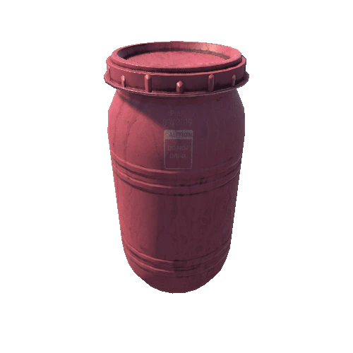 Plastic_Barrel_Red_Dirty
