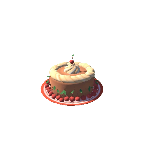 cake_on_plate_cherry