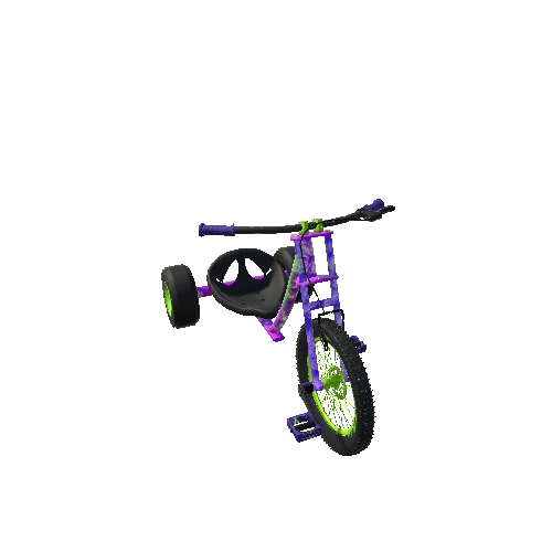 trike_bike2_low_poly