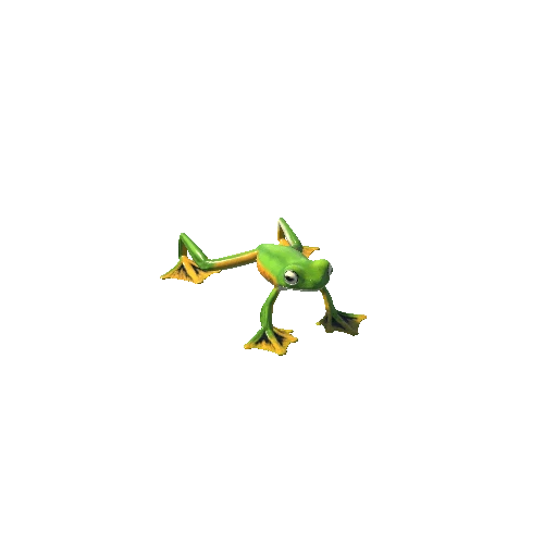 WallacesFlyingFrog_LowPoly