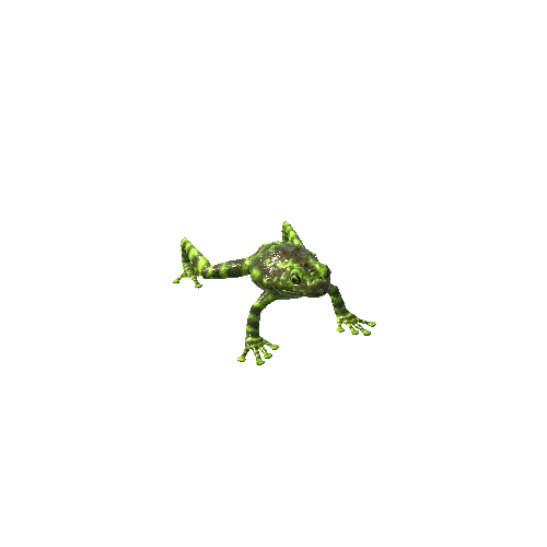 VietnameseMossyFrog_LowPoly