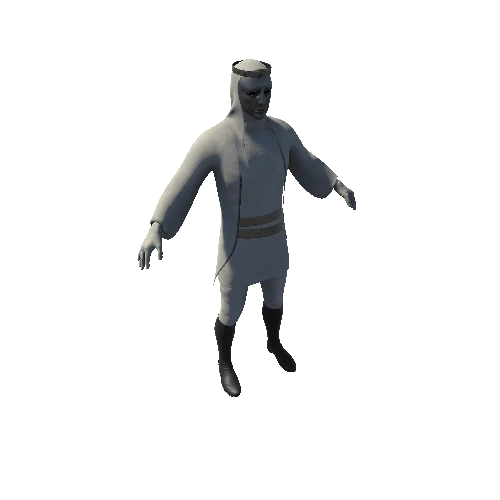 IronKing_Character_White_Mesh