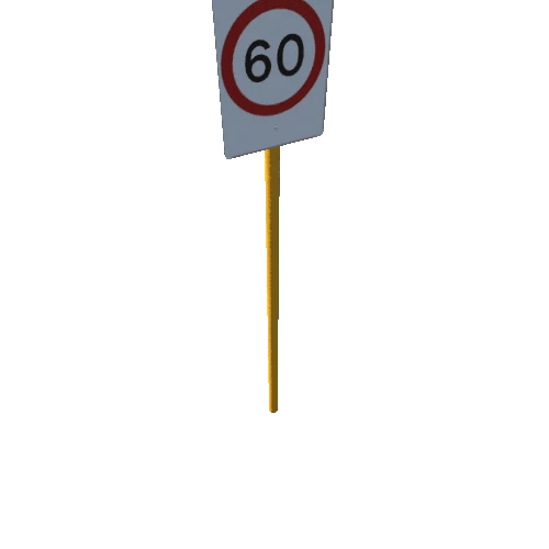 60SpeedLimitSign