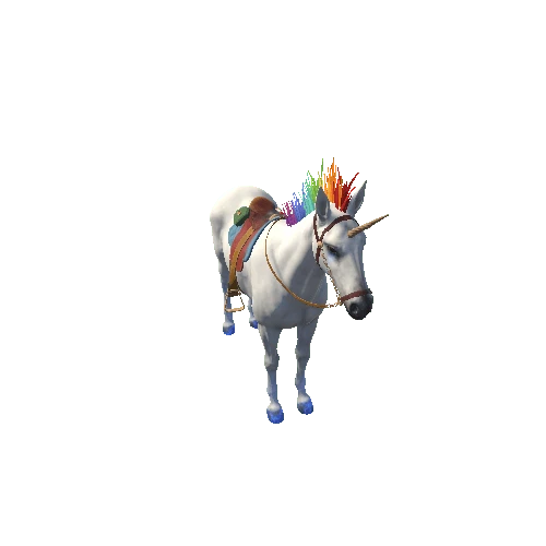 RainbowHorse_classic_horn