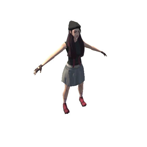 low_poly_girl