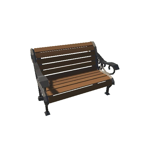 bench-wooden-curve-handles-short