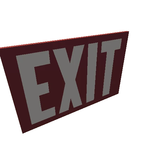 exit-sign-red
