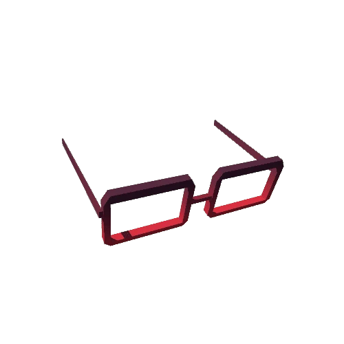 Glasses_Square_Red