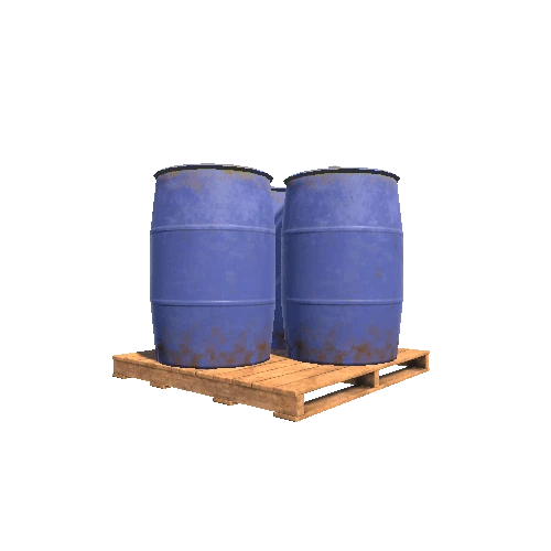 GRP_PlasticDrum_3_Pallet