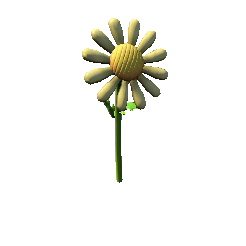 DaisyFlowerMesh_v1_yellow