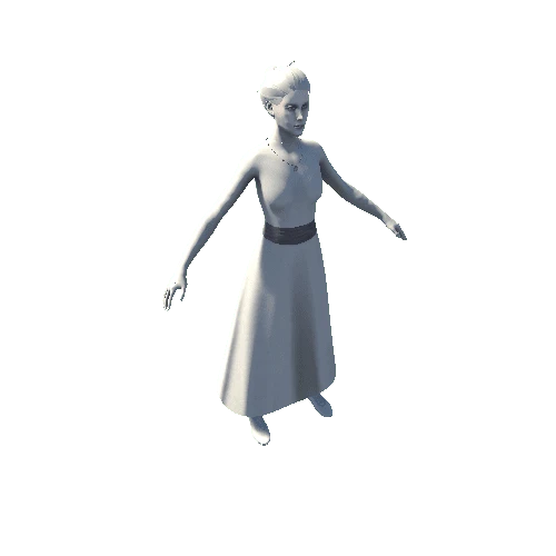 NobleLady_Character_White_Mesh