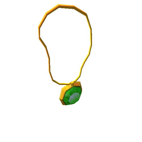 AmuletGem-Green-Oval