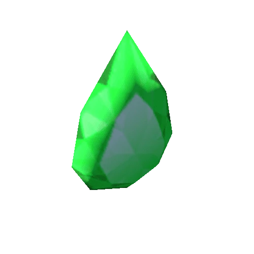 Gem-Green-Teardrop