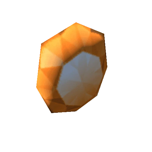 Gem-Orange-Oval