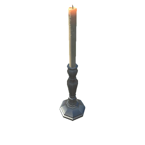 candle_silver_lighted