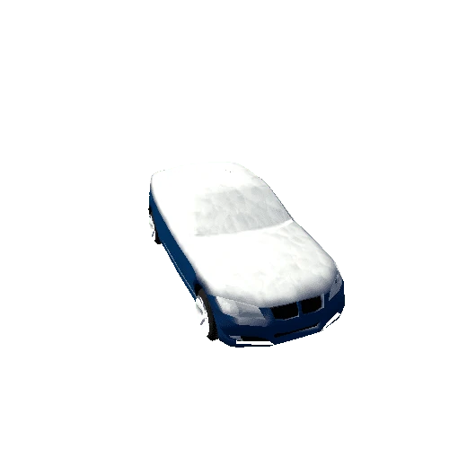 Car_Snow_Blue