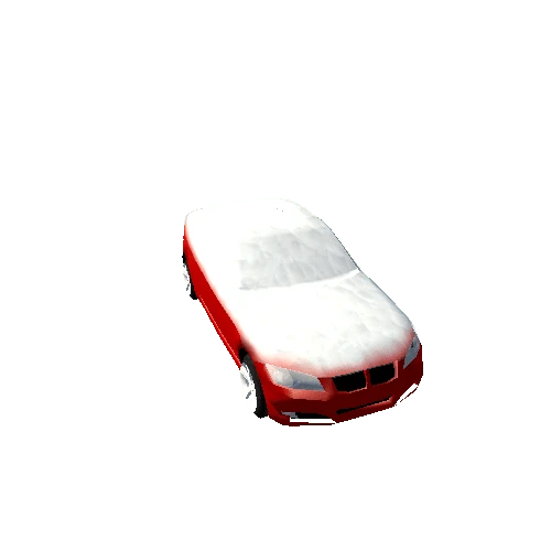 Car_Snow_Red