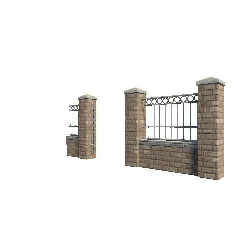 fence_brick_B_doorway_5m