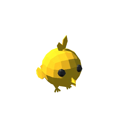 Bird_yellow_lowpoly