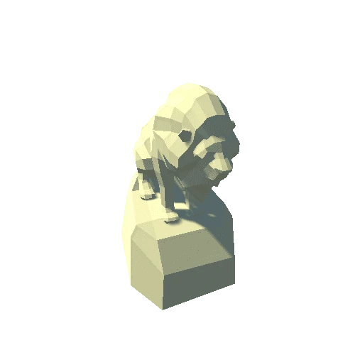 Seating_Lion_statue_prefab